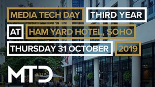 Media Technology Day returns for third year on October 31st