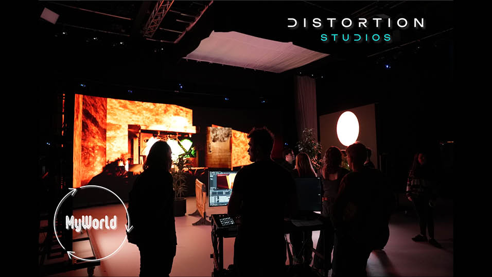 Distortion Studios, MyWorld tie on Virtual Production