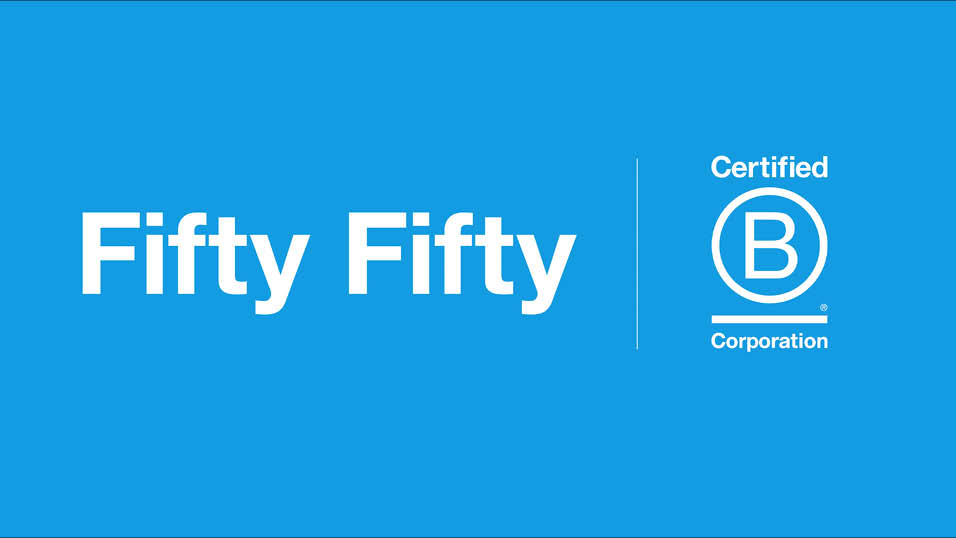 Fifty Fifty achieves Certified B Corp status