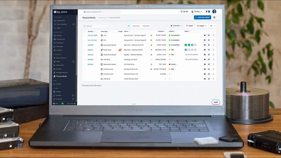 Freispace launches Physical Media Tracking