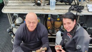 Ross Kemp explores shipwrecks for A+E