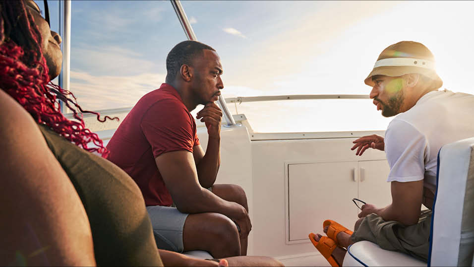BTS: Nutopia's Shark Beach with Anthony Mackie