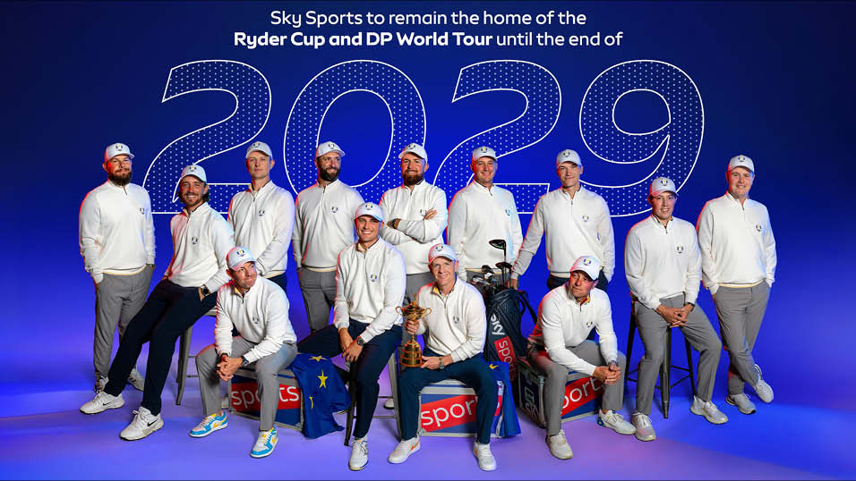 Sky extends Ryder Cup, DP World Tour deal to 2029