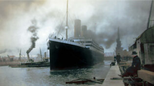 C4 boards Woodcut Titanic series