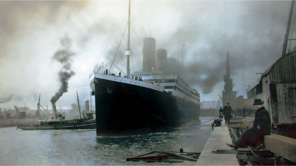 C4 boards Woodcut Titanic series